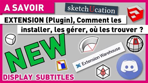extensions sketchup gratuites.
